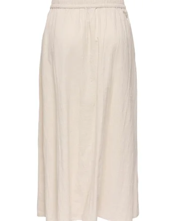 Fusta maxi  bumbac, bej, pentru femei,