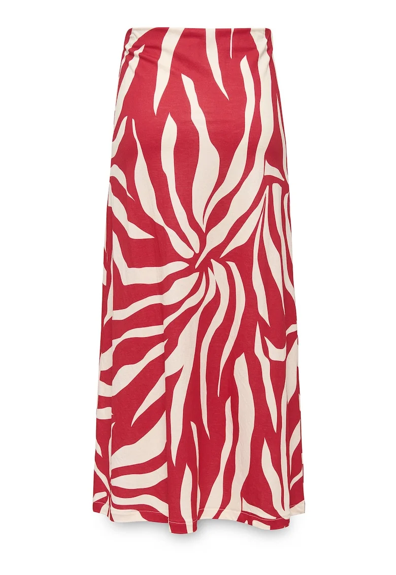 Fusta maxi,  rosie, 55% viscoza, 45% nailon,