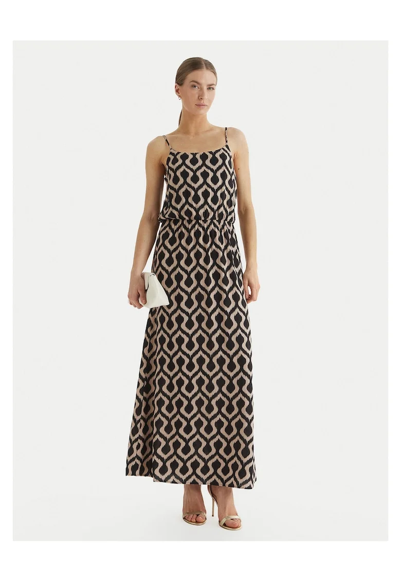 Rochie de vara,  viscoza, Negru