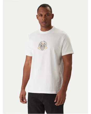 Tricou barbati,  bumbac organic, alb simplu
