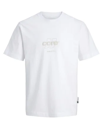 Tricou pentru barbati,  din bumbac, alb