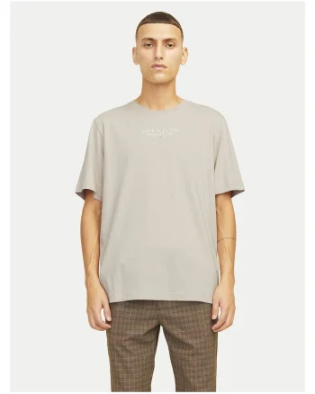 Tricou barbati,  bumbac, bej,
