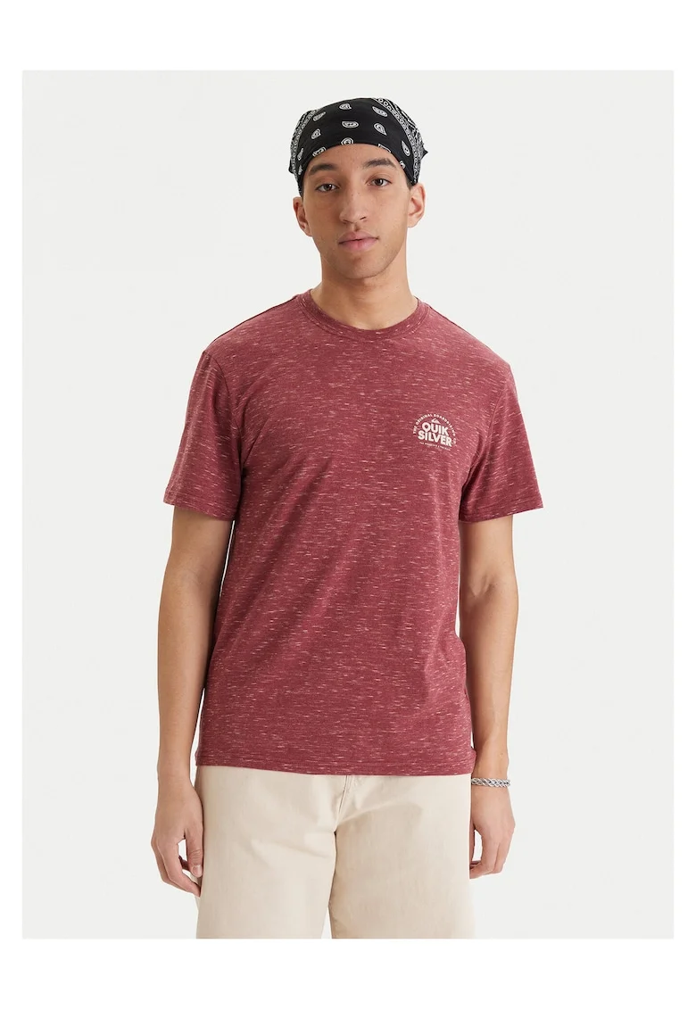 Tricou barbati,  bordeaux, 60% bumbac, 40% poliester
