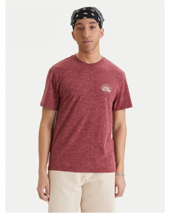 Tricou barbati,  bordeaux, 60% bumbac, 40% poliester