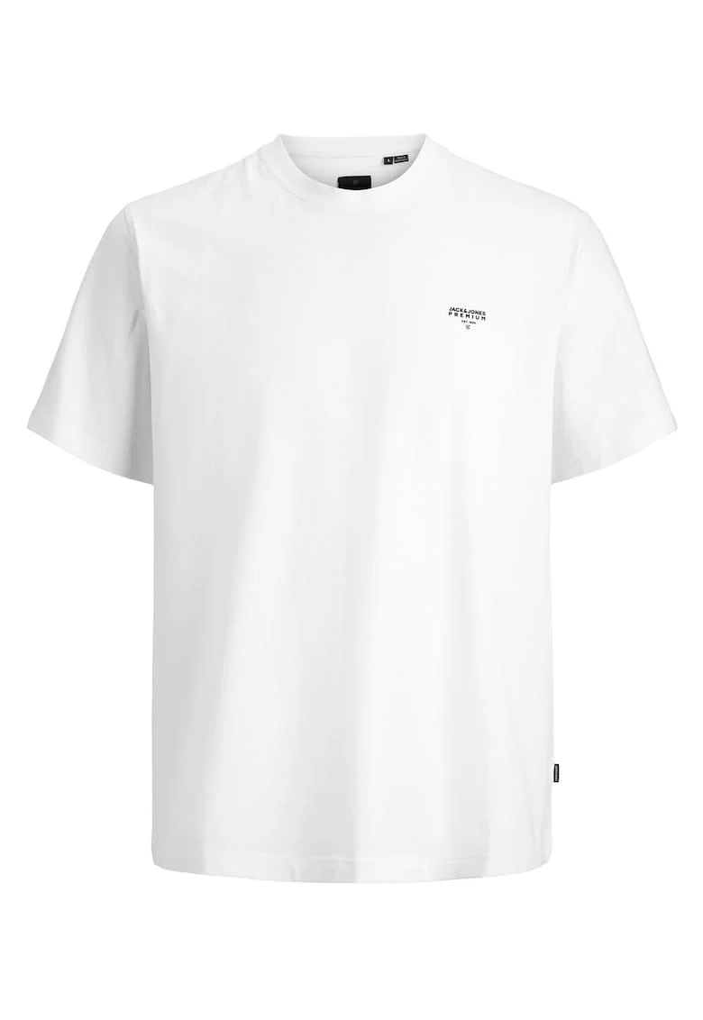 Tricou barbati,  bumbac organic, alb, 96% bumbac organic, 4% elastan