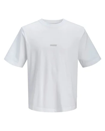 Tricou de barbati,  din bumbac, alb