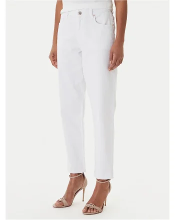 Blugi dama,  alb, bumbac, slim fit