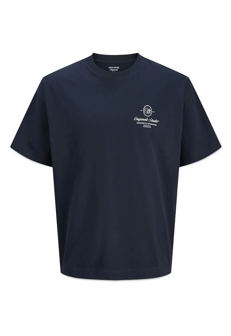 Tricou barbati,  bumbac, bleumarin,