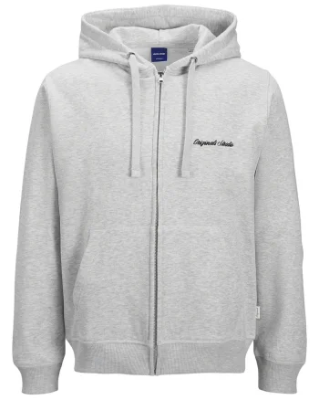 Bluza barbati  fermoar gri, Gri