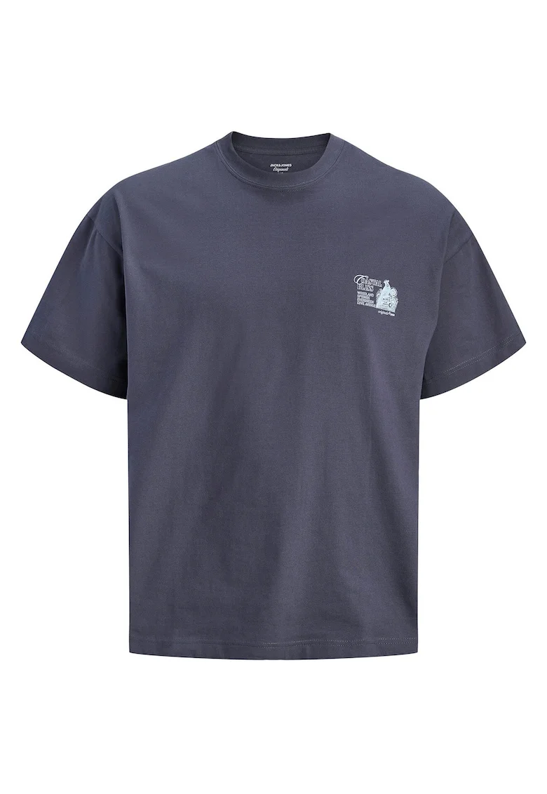 Tricou  gri din bumbac pentru barbati, Gri