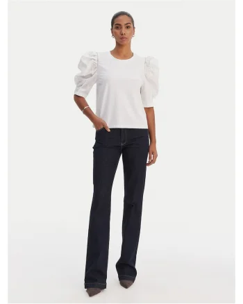 Bluza dama  din bumbac, Alb