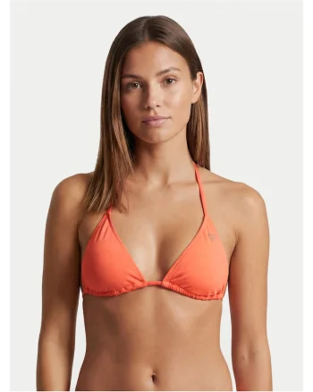 Top de bikini dama,  portocaliu, poliester, elastan