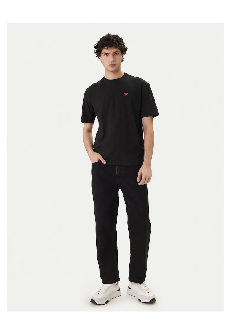 Tricou barbati,  negru, bumbac si modal