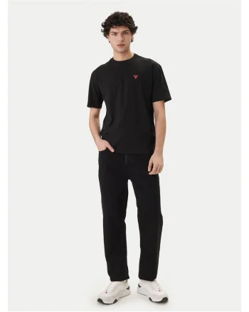 Tricou barbati,  negru, bumbac si modal