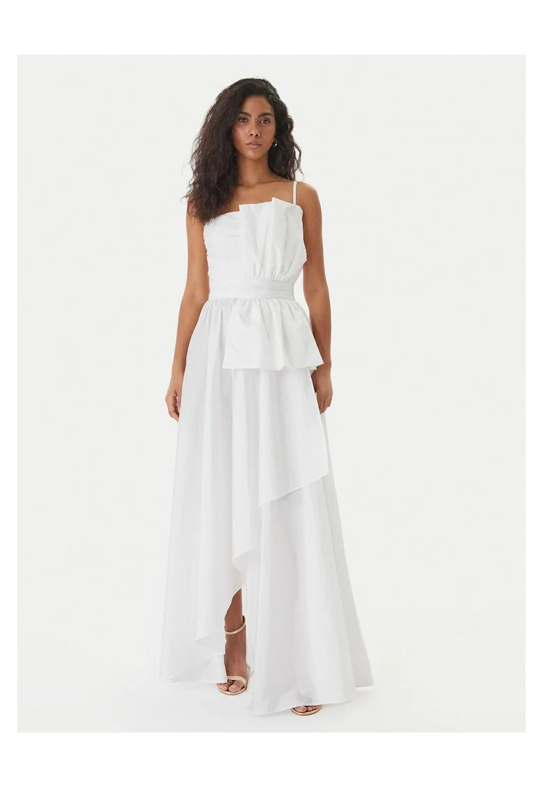 Rochie de seara,  Alb, nylon