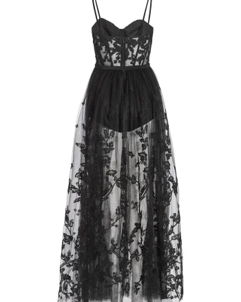 Rochie de seara  neagra, Negru