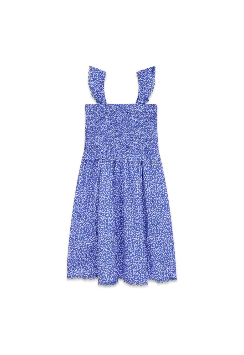 Rochie de vara,  70% viscoza, 30% lyocell, albastru,