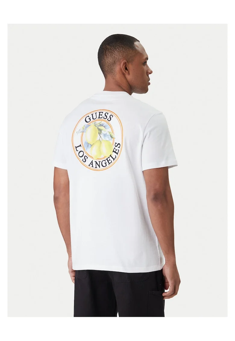 Tricou barbati,  din bumbac, alb