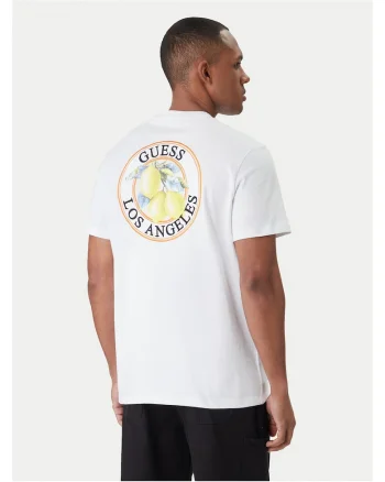 Tricou barbati,  din bumbac, alb