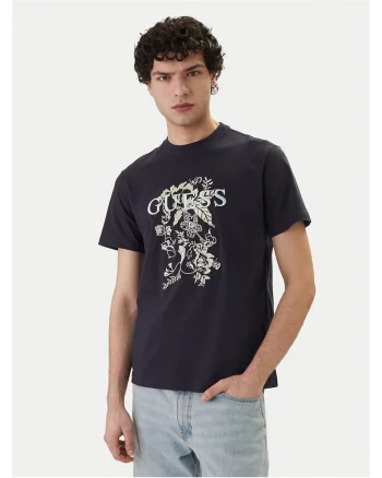 Tricou pentru Barbati,  Bleumarin, din Bumbac 100%