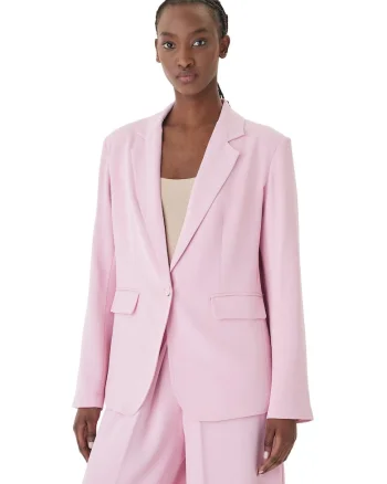 Sacou dama,  poliester, roz, captuseala elastica,