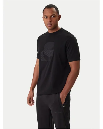 Tricou Barbati,  Negru, 55% viscoza, 45% poliester