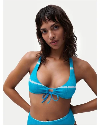 Top de bikini pentru femei,  poliamida, XS-S INTL, Albastru,