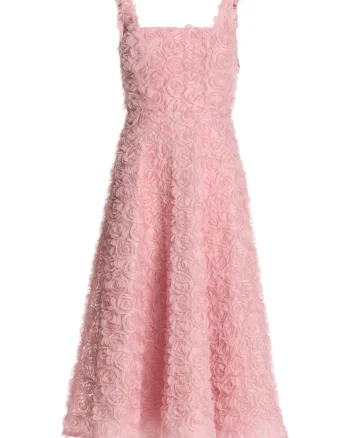 Rochie de cocktail Femei,  poliester, fermoar, roz, Roz