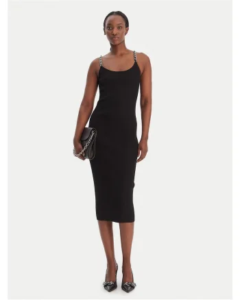 Rochie cocktail Femei,  neagra, 71% viscoza, 16% poliester