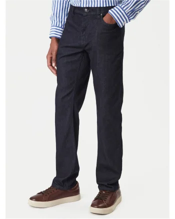Blugi barbati,  bumbac, slim fit, bleumarin