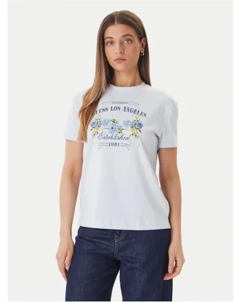 Tricou de dama  din bumbac, Albastru