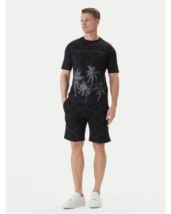 Tricou barbati,  lejer, negru, bumbac organic,