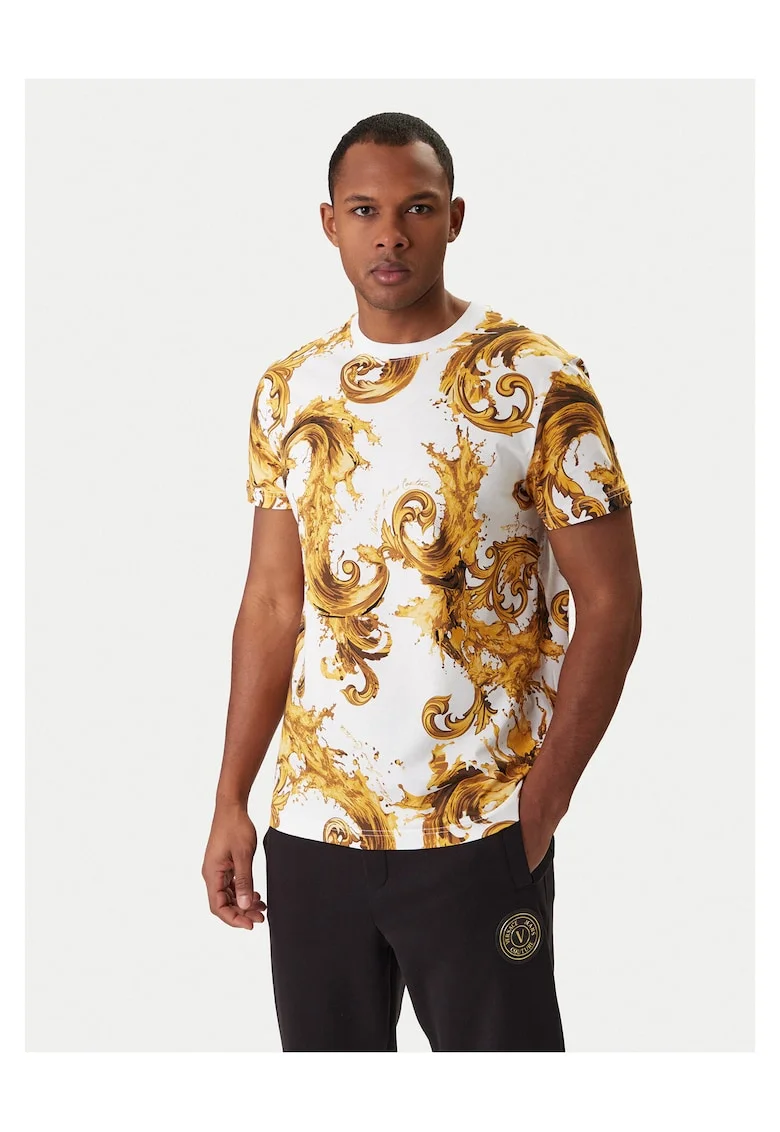 Tricou barbati,  din bumbac, alb