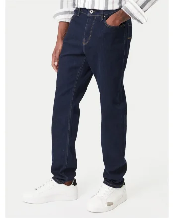 Blugi barbati,  bumbac, slim fit, bleumarin