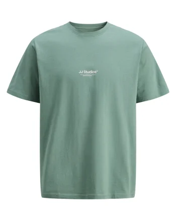 Tricou barbati,  din bumbac organic turcoaz