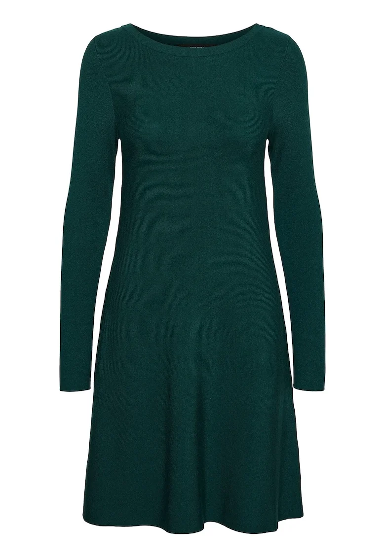 Rochie tricotată  verde, Verde