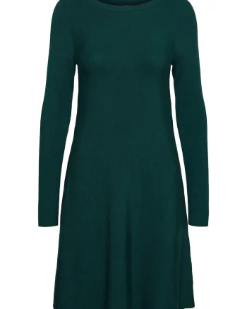 Rochie tricotată  verde, Verde
