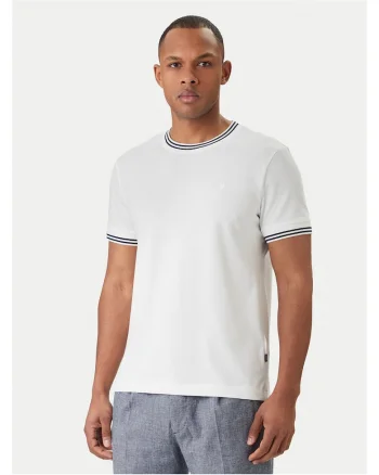 Tricou Barbati,  Alb, bumbac 94%