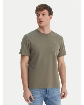 Tricou Barbati,  Kaki, Bumbac