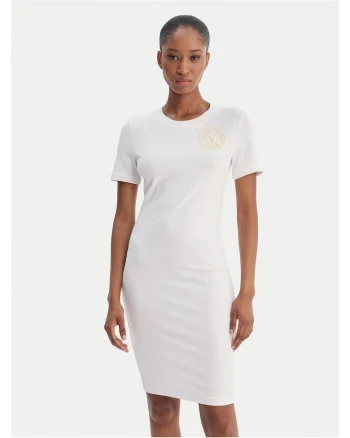 Rochie casual Femei,  Alb, bumbac,