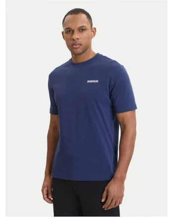Tricou pentru Barbati,  din Bumbac Bleumarin