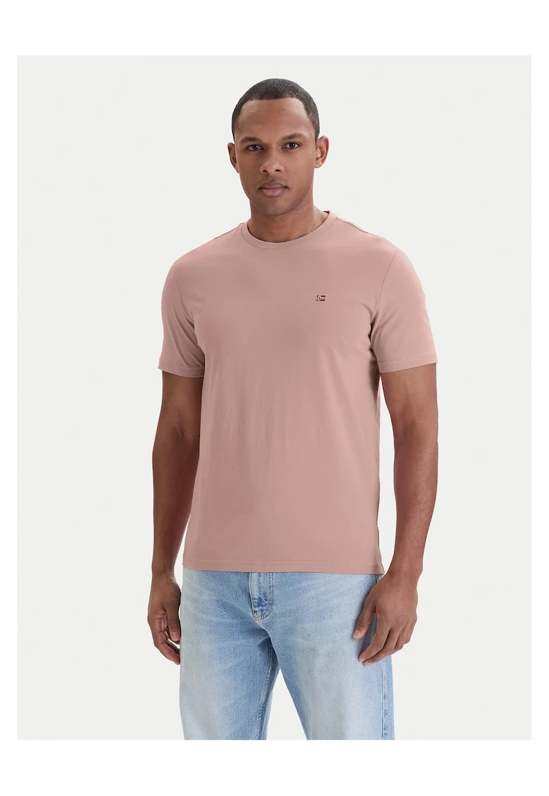 Tricou Barbati,  din Bumbac Roz