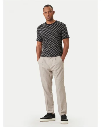Tricou barbati,  negru, 50% bumbac, 50% lyocell