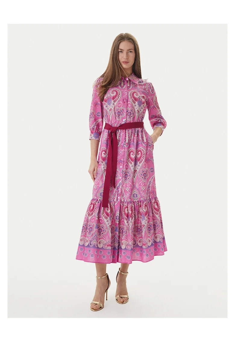 Rochie camasa  Bumbac, Roz, Roz