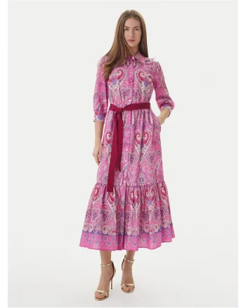 Rochie camasa  Bumbac, Roz, Roz