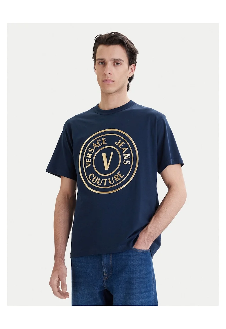 Tricou Barbati,  Bleumarin, din Bumbac