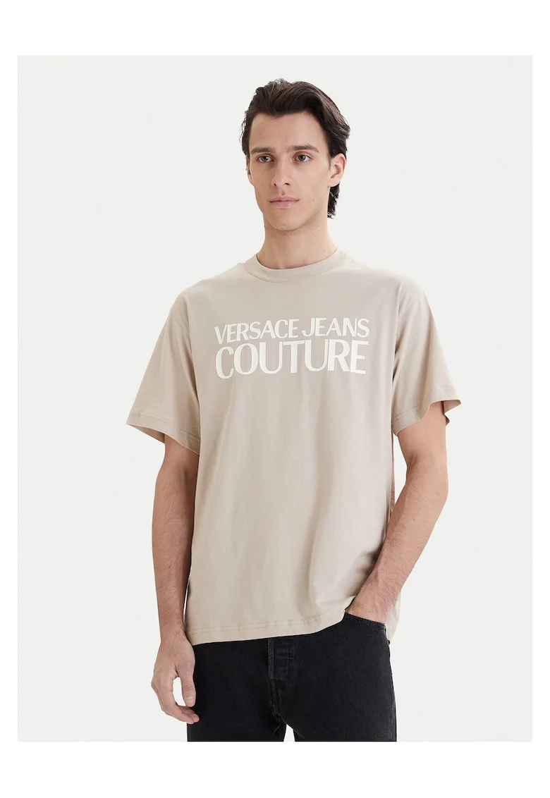 Tricou barbati,  bumbac, Bej