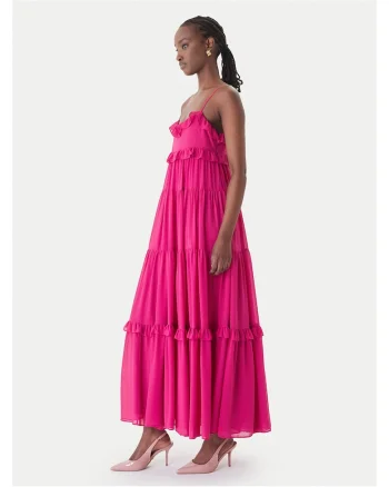 Rochie de vara,  poliester, roz