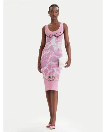 Rochie casual,  roz, Roz