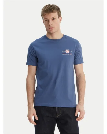 Tricou barbati,  bumbac 100%, albastru